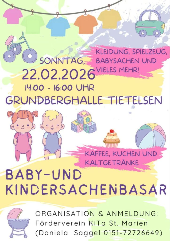 Kindersachenbasar Tietelsen 2026